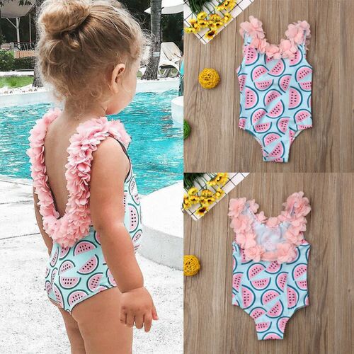 Swimwear Swimming Bikini One-Piece Bodysuit Swimwears for 0-