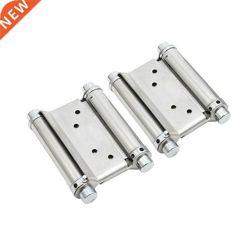 Double Open Spring 3 Inch Hinge Stainless Steel Two Way Free