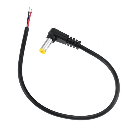 1PCS 12V 3A DC Power Plug 90 Degree 5.5 * 2.1mm 20CM Cable