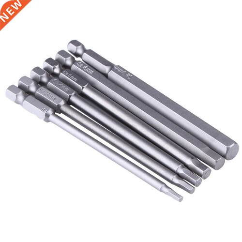 6pcs Hexagon Set H2.5 H3 H4 H5 H6 H8 Drill Bits for Head 1/4