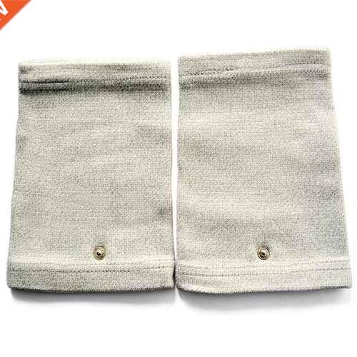 Pair of Conductive Slivery Fiber Electrode Massage Elbows Us