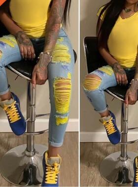 Women Jeans Setwear Vintage Jeans Spring and Autumn Fashion