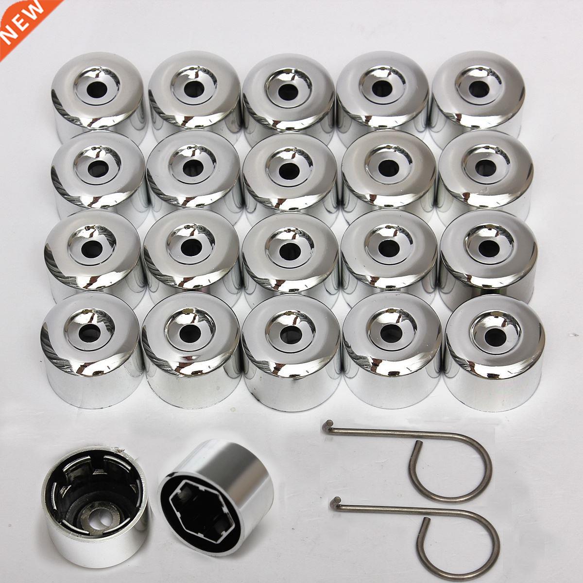 20PCs/Set 17MM ALLOY WHEEL LOOKING NUT LUG BOLTS COVERS CAPS