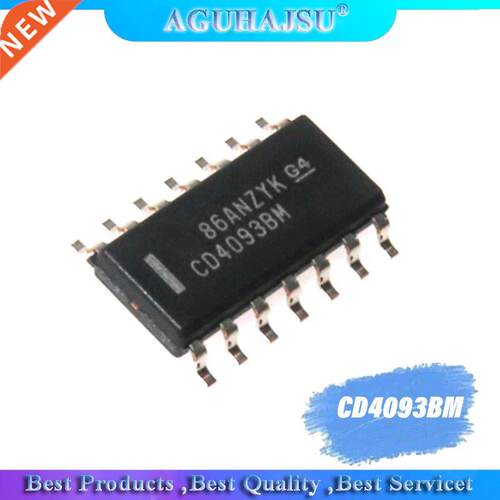 10pcs/lot CD4093 CD4093BM four two-input Schmitt trigger SOP
