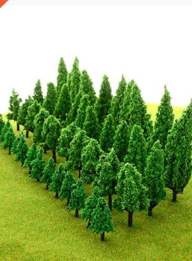 10Pcs/Pack Dark Green Model rees Scale Train Park Railroad R