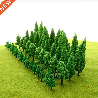 10Pcs/Pack Dark Green Model rees Scale Train Park Railroad R