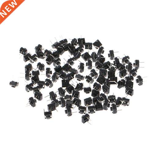100 Pcs 6x6x5mm 2 Pin Micro Momentary Push Button Tactile Sw