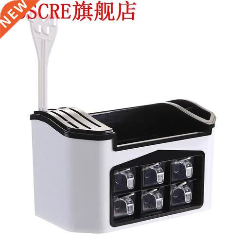 Kitchen Orgnizer Spice Rck Sesoning Spices Storge Box Cu
