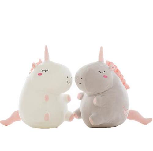 25cm unicorn plush toy fat unicorn doll cute animal stuffed