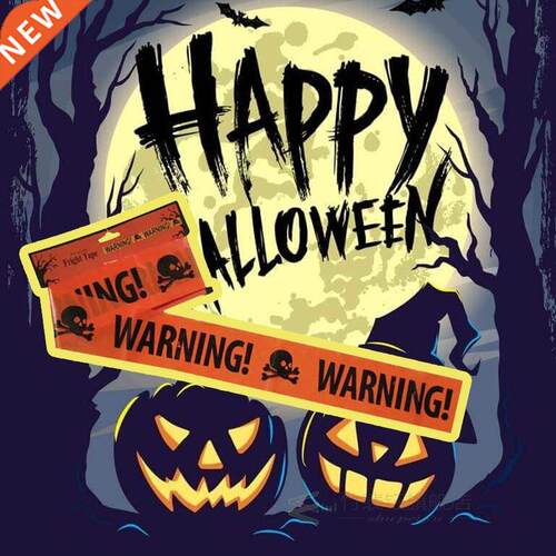 580*8.5cm Halloween Warning Tape Halloween Decoration Props