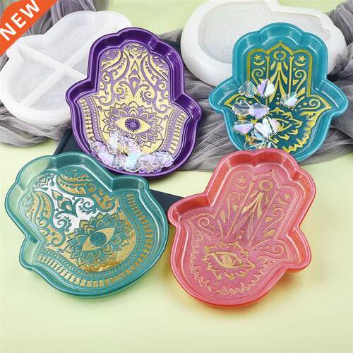 Palm Dish Plate Storage Tray Silicone Mold for DIY Resin Han