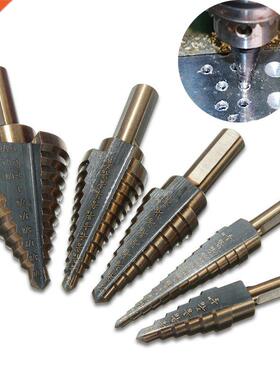 HSS 4241 5pcs Inch Hss Cobalt Step Drill Bit Set Multiple Ho