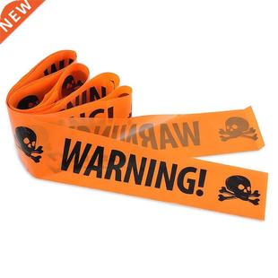 *Halloween Party Warning Tape Signs Decoration Window Prop D