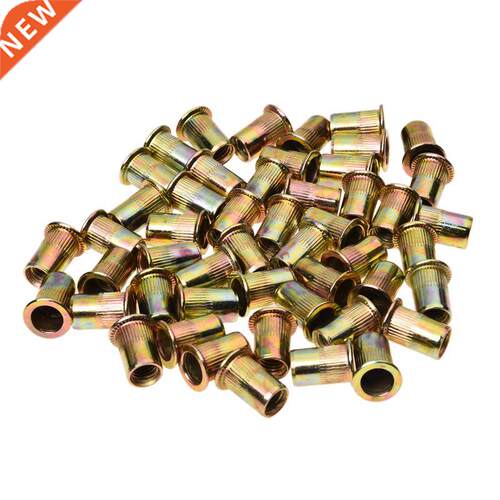 50 PCS Flat Head Rivet Nut Furniture Decoration Instrument (