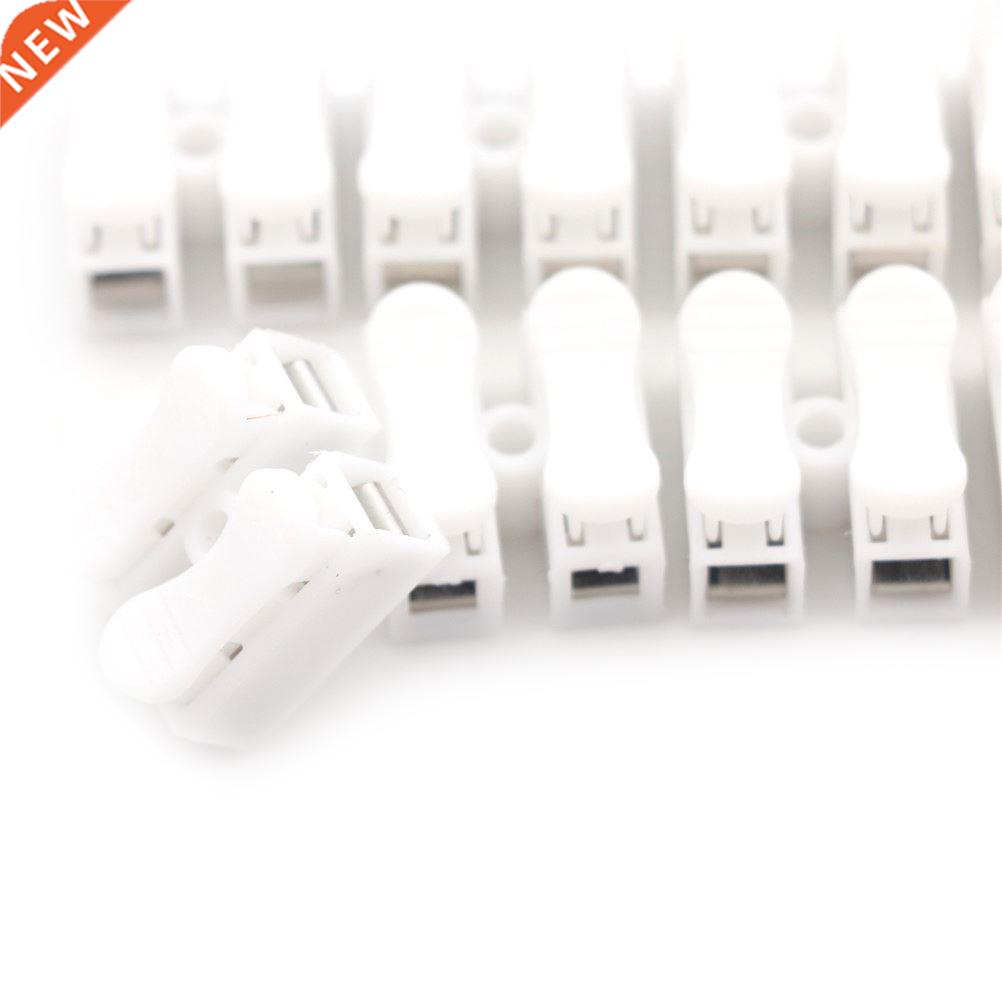 10pcs 2 Pins Electrical Cable Connectors CH2 Splice Lock Wir