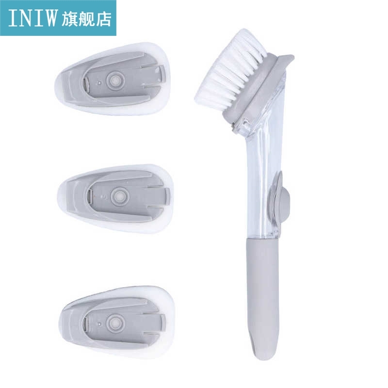 Dishwashing Brush Easy To Replace Soap Dispensing Dish Brush