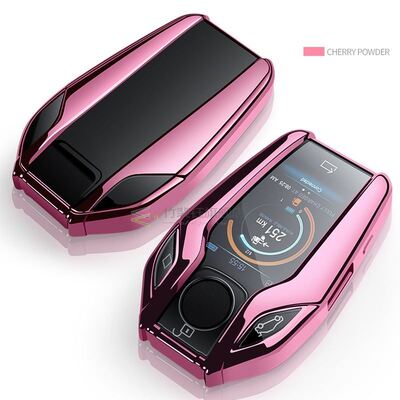 TP C Fully Key Case LED Display Key Cover Case for BMW 5 7