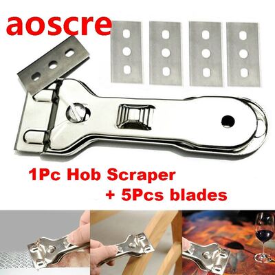 Durable Glass Ceramic Hob Scraper Cleaner Remover Oven Cooke