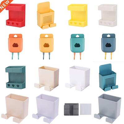 Universal Wall Mount Charger Phone Holder Stand Remote Contr