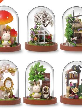 DIY House Wooden Doll Houses Miniature Dollhouse Furniture K