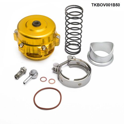 Universal Q Aluminum Blow Off Valve BOV 50MM Flange Jdm Raci