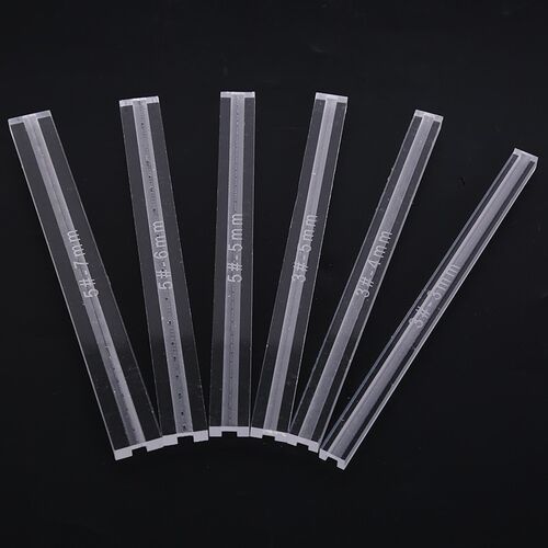 1PCS Zipper Anti-overflow Ruler Acrylic Template Sewing Acce