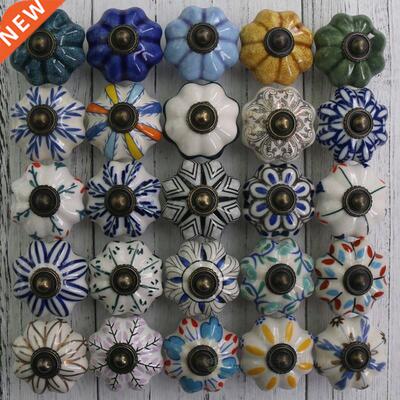1xCreative Retro eautiful Ceric Drawer Shoe Cainet Knos