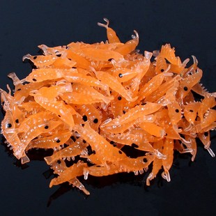 New Design 100pcs Soft Silicone Shrimp Fishing Lures 2.7cm