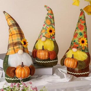 Fall Gnome Autumn Gnome Pumpkin Sunflower Swedish Dwarf Than