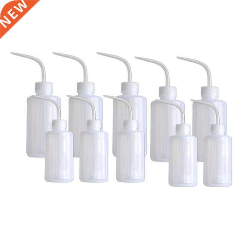 10PCS Plastic Washing Bottle White Head Washing Bottle Labor
