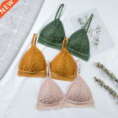 Women Lace Bra No Steel Ring Beauty Back Wrapped Chest Comfo