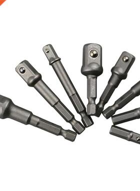 8 Pcs Hex Shank Drive Power Drill Socket Extension Bit Adapt