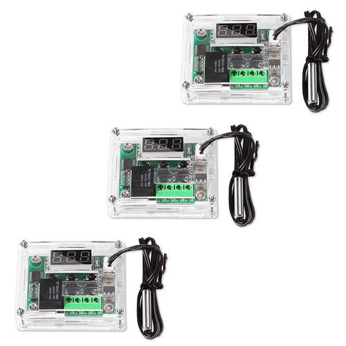 3Pcs W1209 12V DC Digital Temperature Controller Board Elect