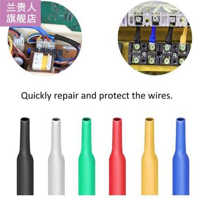 100Pcs /set Useful Car Electrical Cable Tube Kits Heat Shrin