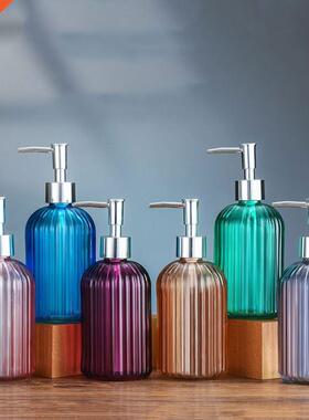 Refillable Soap Dispenser with Rust Proof Plastic Pump Glass