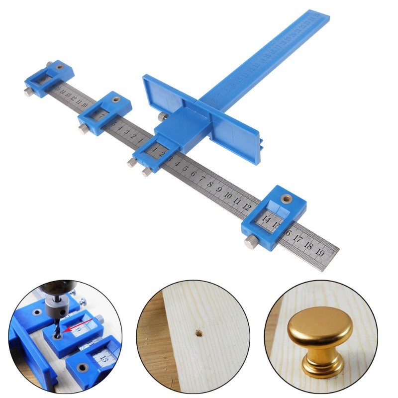 Quality Adjustable Hole Punch Jig Tool Center Drill Bit Guid