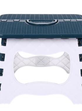 1Pc Folding Step Stool Plastic Foldable Stool Outdoor Portab