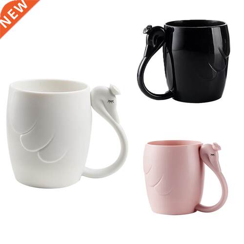 Home Creative Couple Brushing Cup Student Swan Mouthwash Pla