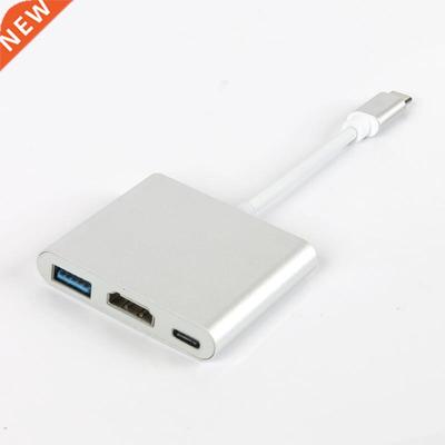 Thunderbolt 3 Adapter USB Type-C Hub HDMI Compatible 4K Supp