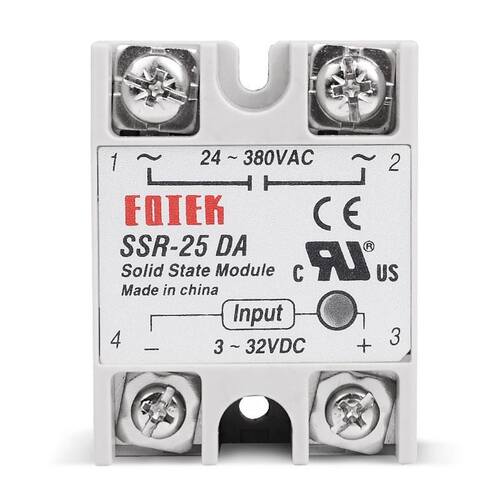 *DC-AC 25A Solid State Relay Single Phase SSR Relay Module 1