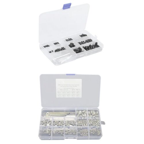300Pcs M3 M4 M5 M6 M8 Hex Head Socket Hex Grub Screw Set  2