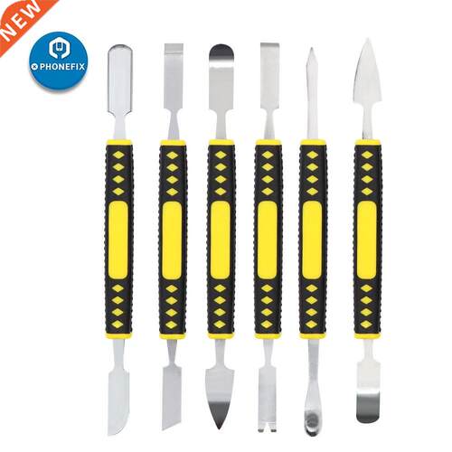 *PHONEFIX 6pcs/Lot Dual Ends Metal Spudger Set for iPhone iP