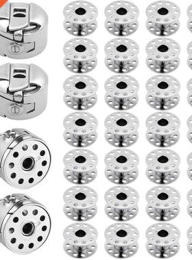4Pcs Sewing Machine Bobbin Case Bobbin Hder with 28Pcs Met