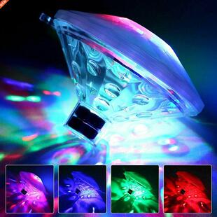 LED Disco Light Swimming Pool Waterproof LED Batter Power Mu