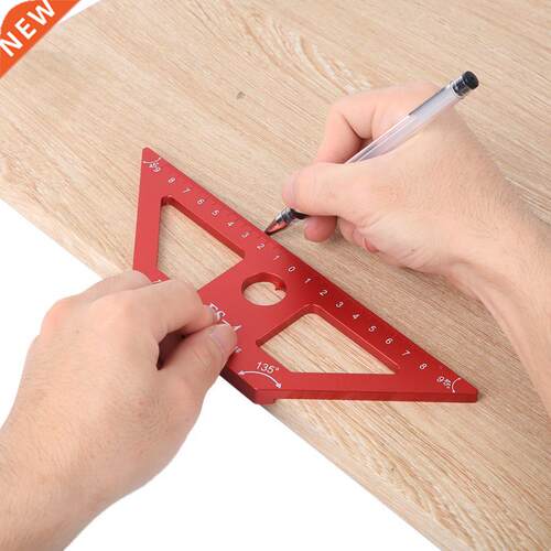 ES-4 Aluminum Alloy Woodworking Ruler Hand-Operated Measurin