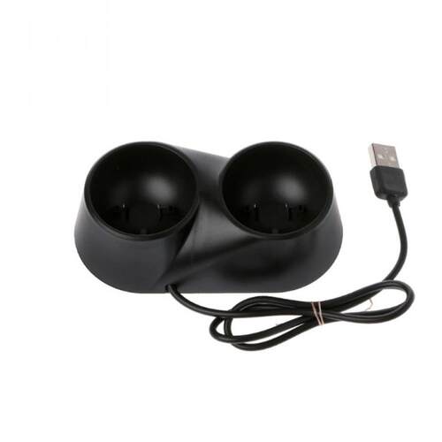 DC 5V Black Game Controller Handle Dock Charger Wireless 2 G