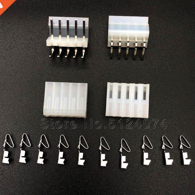 9Sets=63pcs CH3.96mm connector 5P 5pn CH3.96 curved Bendng
