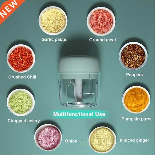 100/250ml Electric Garlic Masher Sturdy Meat Crusher Meat Gr