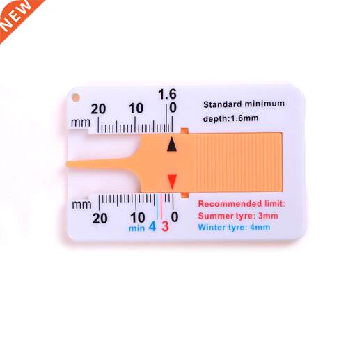 1Pcs Tyre Tread Depth Gauge Car Motorcycle Traler Van Wheel
