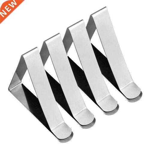 4 Pcs Stainless Steel Talecloth Clip,Non-Slip Adjustale Ta